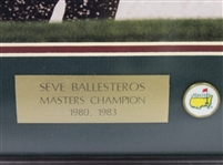 Seve Ballesteros Signed 8x10 Photo with 1980 & 1983 Masters Notation JSA ALOA