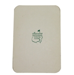 Original Masters Par 3 Scorecard
