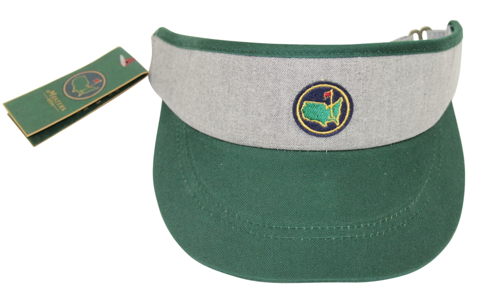 Augusta National Berckmans Place Gray and Green Members Visor