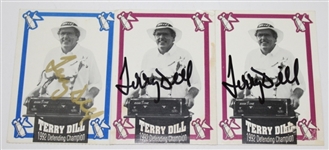 Lot of 14 Signed Assorted Golf Cards JSA ALOA