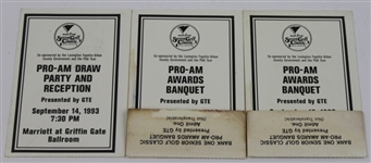 Lot of 14 Signed Assorted Golf Cards JSA ALOA