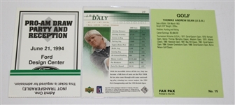Lot of 14 Signed Assorted Golf Cards JSA ALOA