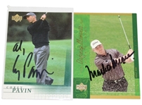 Lot of 14 Signed Assorted Golf Cards JSA ALOA