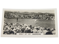 1926 Golf at St. Andrews - Bobby Jones Putting on 16th Green - Golf Card #45