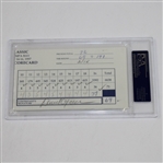 Jack Nicklaus Signed 1997 Official Scorecard PSA/DNA #83405480