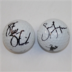 Lot of Ten Signed Golf Balls - Some Multi-Signed JSA ALOA