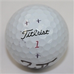 Zach Johnson Signed Tournament Used Golf Ball JSA ALOA