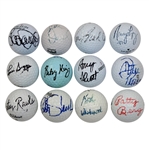 Lot of 12 Signed Golf Balls by LPGA Stars JSA ALOA