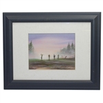 R.F. Harnett Print - Golfers Teeing Off in Fog