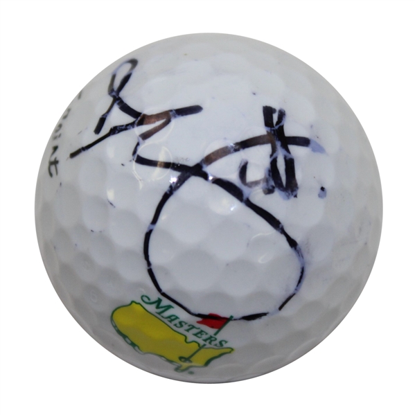 Adam Scott Signed Masters Logo Golf Ball JSA ALOA