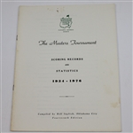 Lot of 3 Masters Tournament 'Scoring Records & Statistics' Booklets - 1976-77, & 1979