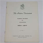 Lot of 3 Masters Tournament 'Scoring Records & Statistics' Booklets - 1976-77, & 1979