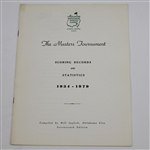 Lot of 3 Masters Tournament 'Scoring Records & Statistics' Booklets - 1976-77, & 1979