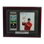 Tiger Woods 2002 US Open at Bethpage Black Display with Ticket & Photo - Framed