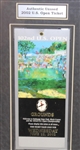 Tiger Woods 2002 US Open at Bethpage Black Display with Ticket & Photo - Framed