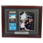 Phil Mickelson 2005 PGA Championship at Baltusrol Display with Ticket & Photo - Framed