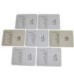 Lot of Seven Augusta National Scorecards - Different Years