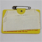 1975 Masters Badge #5085 - Nicklaus Victory