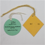 Lot of 2 Open Championship Tickets - 1970 & 1978 - Nicklaus Victories