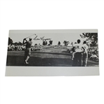 Ben Hogan Signed Alternate Photo of Historic 1-Iron Shot JSA ALOA
