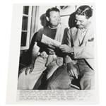 Cary Middlecoff Signed 1947 Masters Photo with Jimmy Demaret JSA ALOA