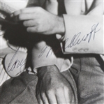Cary Middlecoff Signed 1947 Masters Photo with Jimmy Demaret JSA ALOA