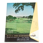 1958 US Open at Southern Hills CC Program - Tommy Bolt Winner