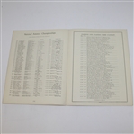 1933 US Amateur Championship at Kenwood CC Program - George Dunlap Jr. Winner