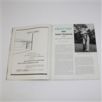 1947 US Amateur Championship at Pebble Beach Program - Robert H. Riegel Winner