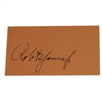 Bobby Jones Circa 1930s Signed Cut Signature JSA ALOA