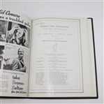 1934 & 1935 US Open Programs - Merion & Oakmont - Binded by W. Albert Heizmann Jr.