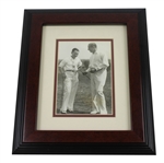 Walter Hagen & Son Walter Jr. B&W Photo - Framed