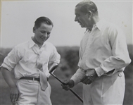 Walter Hagen & Son Walter Jr. B&W Photo - Framed