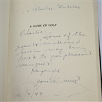 Francis Ouimet Signed 'A Game of Golf' Book - Long Inscription JSA ALOA