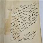 Harry Vardon Signed with Long Inscription 'The Complete Golfer' Book JSA ALOA