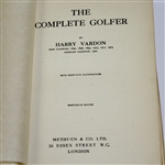 Harry Vardon Signed with Long Inscription 'The Complete Golfer' Book JSA ALOA