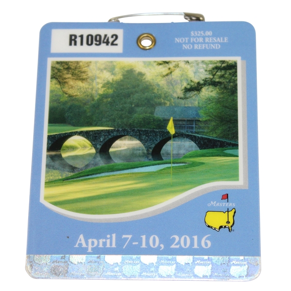 2016 Masters Badge #R10942 - Danny Willett Winner
