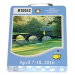 2016 Masters Badge #R10942 - Danny Willett Winner