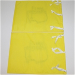 Lot of Two 2016 Masters Embroidered Flags - Danny Willett Winner