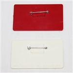 Lot of Two 'Augusta Red Carpet' Badges Issued to Jay Watkins - Seldom Seen