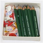Assorted Classic Augusta National Pencils and 40 Ball Markers