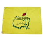 Arnold Palmer Signed Masters Undated Embroidered Flag JSA #Y98529