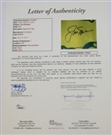 Jack Nicklaus Signed Masters Undated Embroidered Flag JSA #Y98533