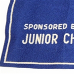 1950 National Junior Amateur Tournament Felt Poster/Pennant with Official Pinback