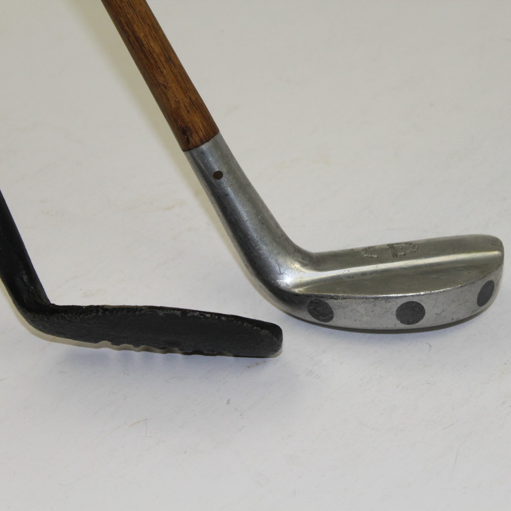 Lot Detail - Lot of Two Replica Clubs - Rake Iron and Mills Putter ...