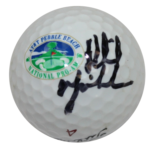 Phil Mickelson Signed AT&T Pebble Beach Pro-Am Logo Golf Ball JSA FULL LETTER #Z02672