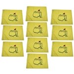 Lot of TEN Undated Masters Embroidered Flags