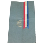 1963 Ryder Cup at East Lake C.C. Dinner Menu