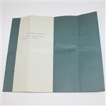 1963 Ryder Cup at East Lake C.C. Dinner Menu
