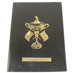 1967 Ryder Cup at Champions GC Dinner Menu